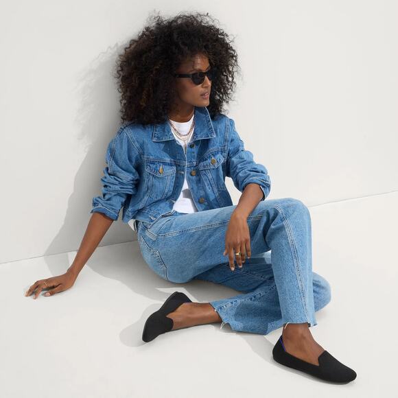 *SOLD* Rothy's The Loafer in Black Preppy Office Siren Sustainable - Size 7 - Picture 4 of 10